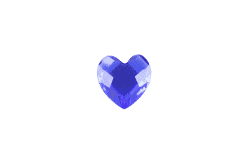 Heart - Resin Blue image 0