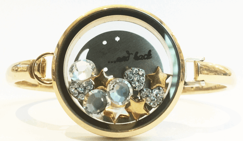 Locket To the Moon and Back Bangle image 0