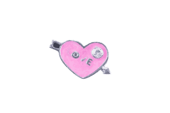 Heart - Pink Arrow and Crystal image 0