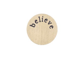 Small Plate - Believe Gold image 0