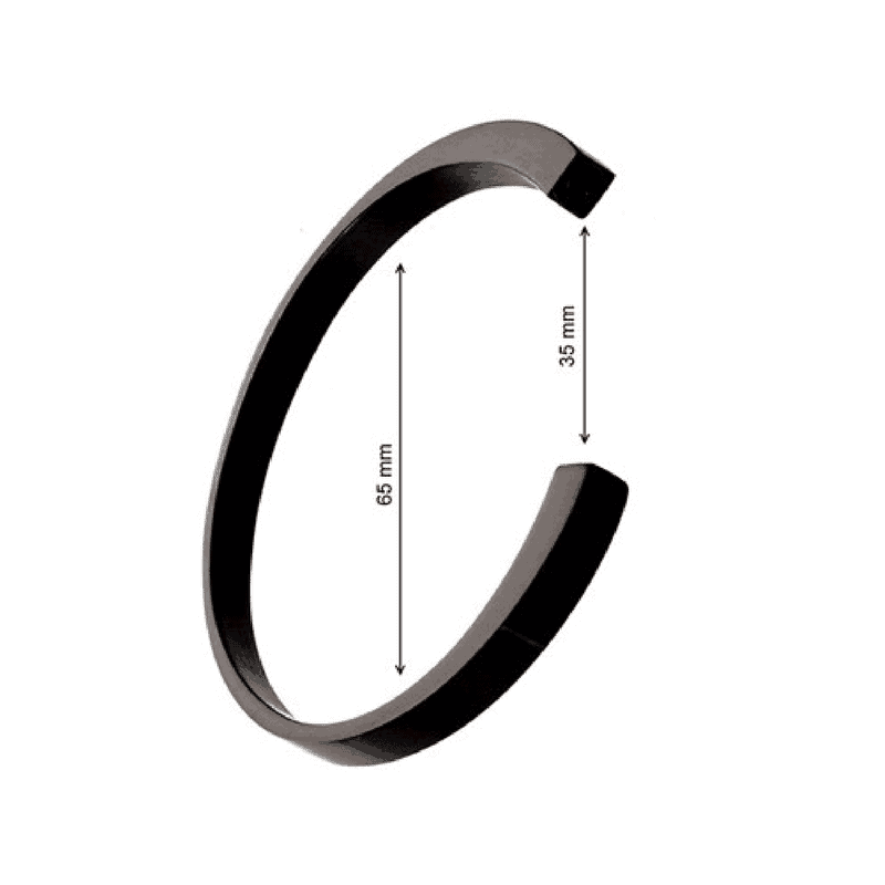 Urn Black Bangle image 0