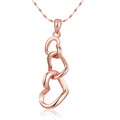 Trio Heart Pendant (Rose Gold) image 0