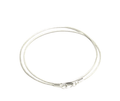 GFH White Leather 50cm Necklace image 0