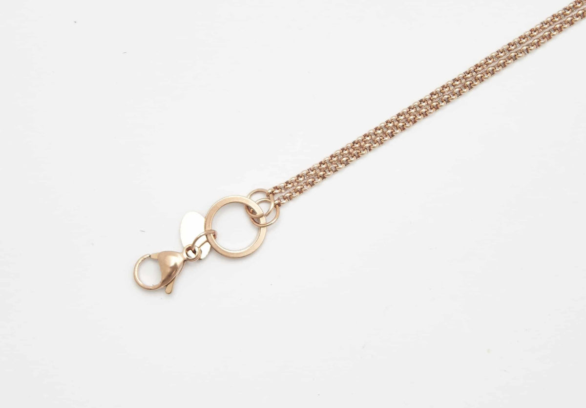 Chain Rose Gold 80cm Rolo 'O' Ring image 0