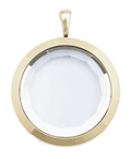 Locket Gold Standard Round Prism Plain image 0