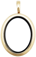 Locket Gold Standard Oval Plain image 0