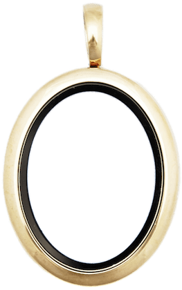 Locket Gold Standard Oval Plain image 0