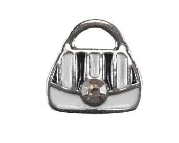 Handbag - Black and White Crystal image 0