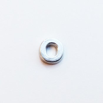 Letter O - Plain Silver image 0