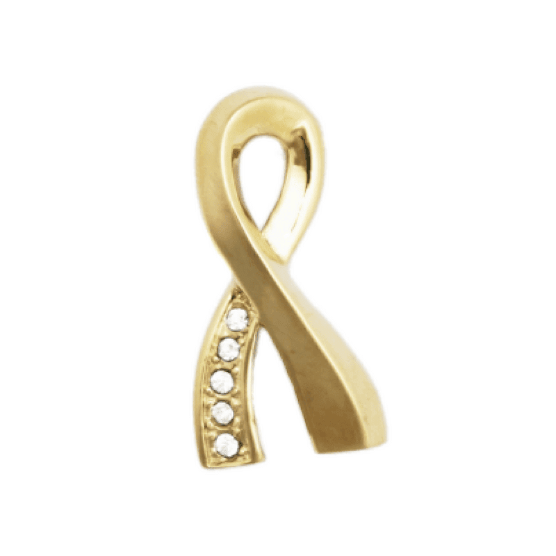 Urn Gold Ribbon with Crystals image 0