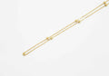 Gold 80cm Rolo 'O' Ring Chain image 0