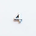 Number Plain 4 - Silver image 0