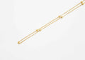 Chain Gold 80cm Double Wrap Station Ball image 0
