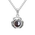 Projection Photo Rose Bud Necklace
