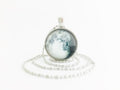 Moon Pendant - Waning Gibbous Moon