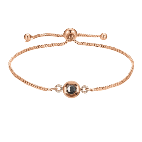 Projection Photo Box Chain-Slide Bracelet