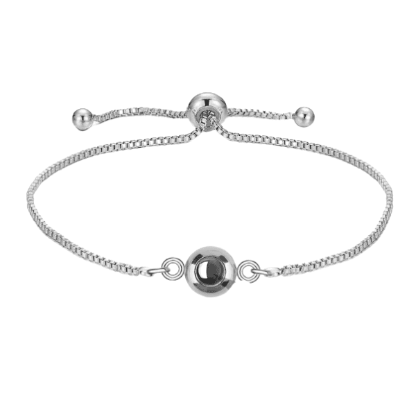 Projection Photo Box Chain-Slide Bracelet