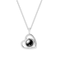 Projection Photo Heart Necklace