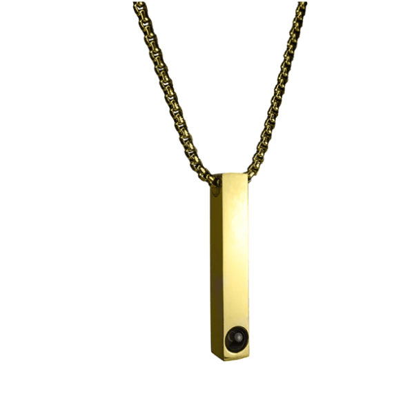 Projection Photo Bar Necklace