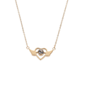 Projection Photo Heart-Angel Wings Necklace