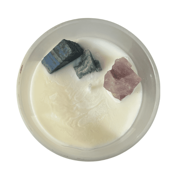Zodiac Crystal Candle Aquarius