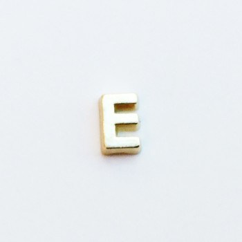 Letter E - Plain Gold image 0