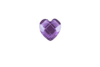 Heart - Resin Purple image 0