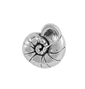 Sea Shell Cone Swirl-Silver image 0