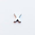 Letter X - Plain Silver image 0