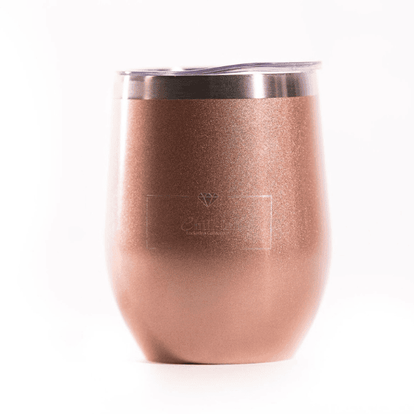 INNsulated- Thermos Vacuum Chill-Inn Goblets 12oz (Rose Gold Shimmer) image 0