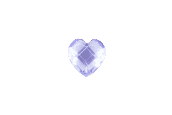Heart - Resin Light Purple image 0