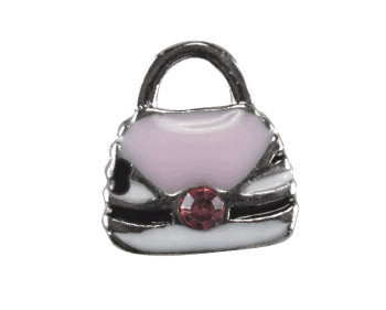 Handbag - Pink with Pink Crystal image 0