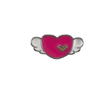 Heart - Pink with White Wings image 0
