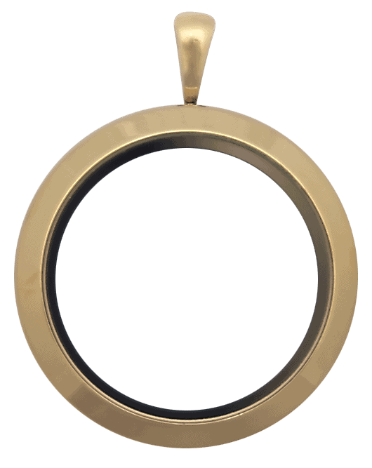 Gold Standard Round Plain Locket image 0