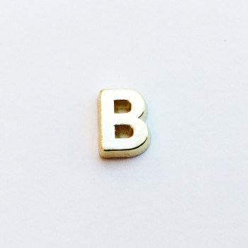 Letter B - Plain Gold image 0