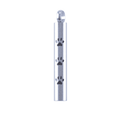 Urn Silver Tube 3 Paw Prints image 0