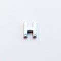 Letter H - Plain Silver image 0