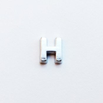 Letter H - Plain Silver image 0