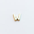 Letter W - Plain Gold image 0
