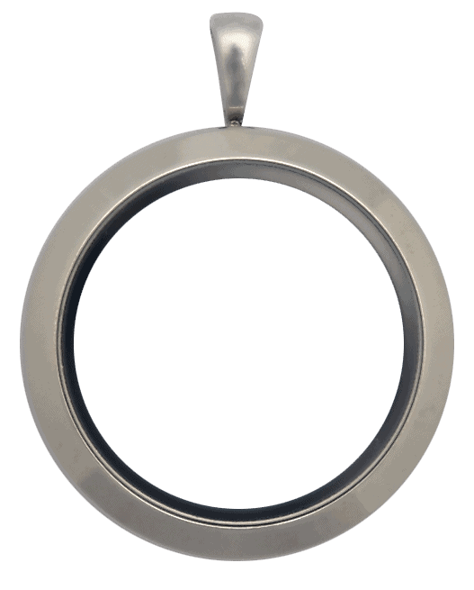 Silver Standard Round Locket image 0