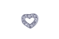 Heart - Silver Hollow Crystals image 0