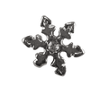 Charm Snowflake-Silver image 0
