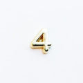 Number Plain 4 - Gold image 0