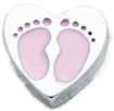 Heart - Pink Baby Feet image 0
