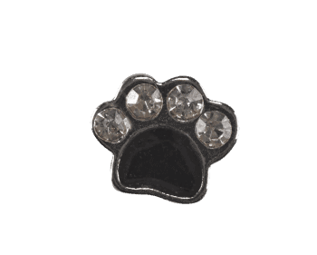 Paw Print - Silver and Black image 0