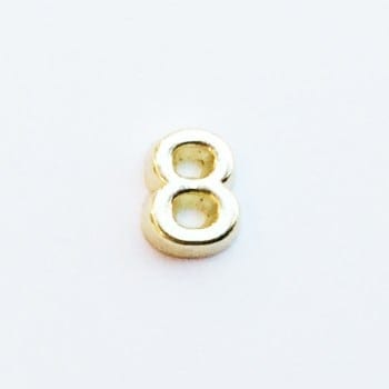 Number Plain 8 - Gold image 0