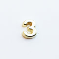 Number Plain 3 - Gold image 0