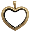 Gold Standard Heart Plain Locket image 0