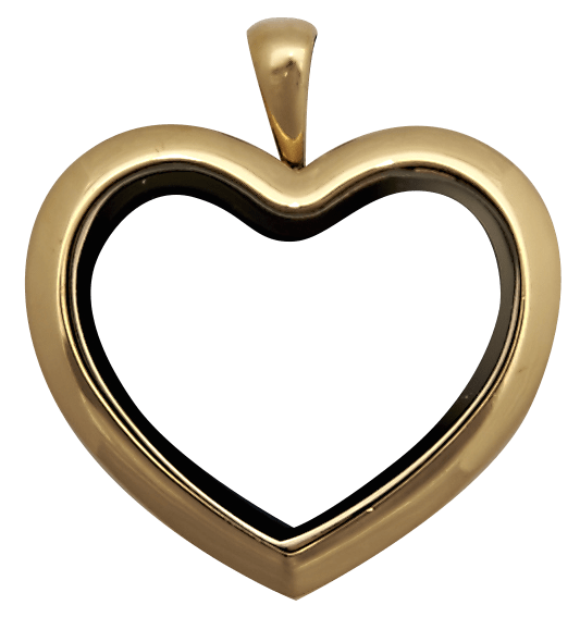 Gold Standard Heart Plain Locket image 0