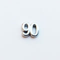 Celebratory Birthday Number 90 - Silver image 0
